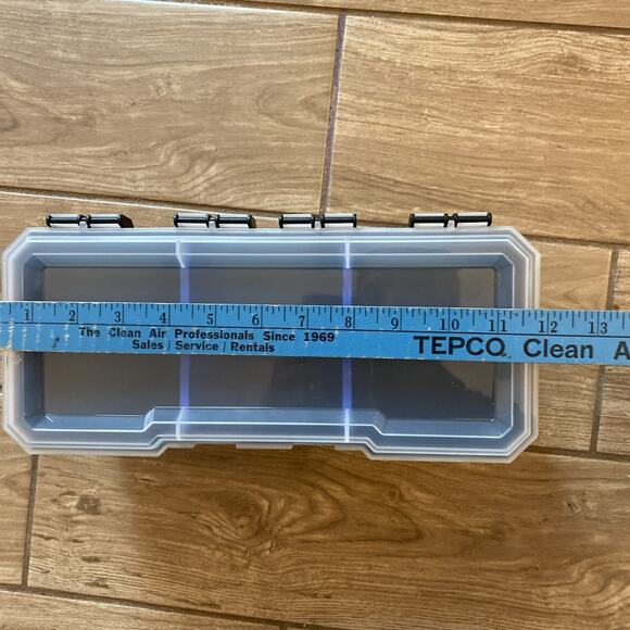 Kobalt Small Plastic 3 Compartment Tool Storage Bin Container - Picture 4 of 6